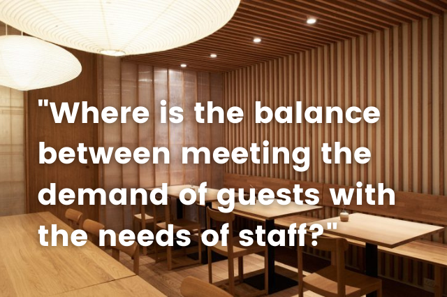 “You are replaceable”: unsustainable attitudes in the hospitality industry