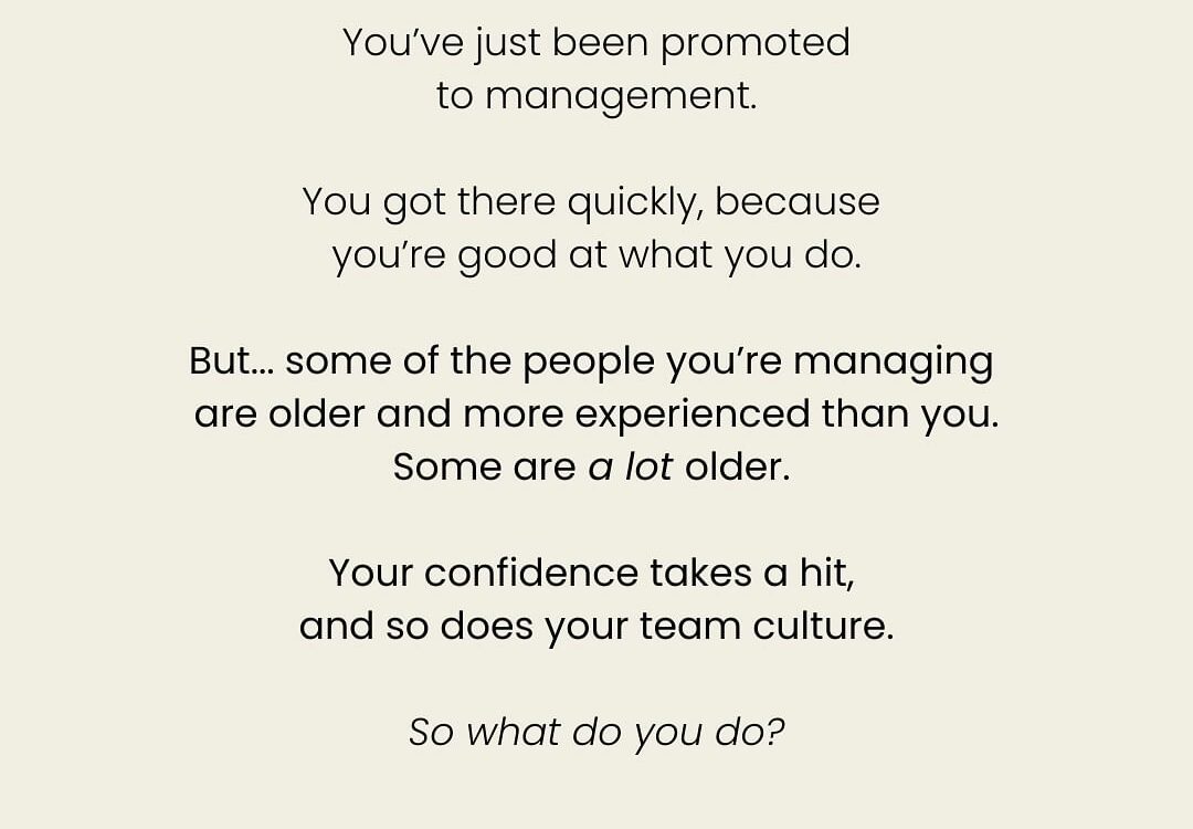 Young Boss, Older Team: Leading Experienced Team Members With Confidence